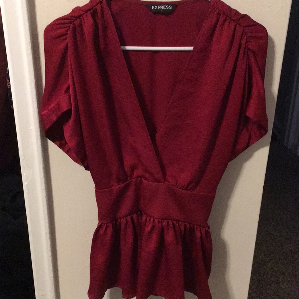 Ruby Red Express Baby Doll top US size Medium